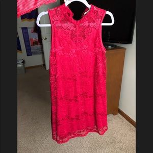 Red Lace Dress